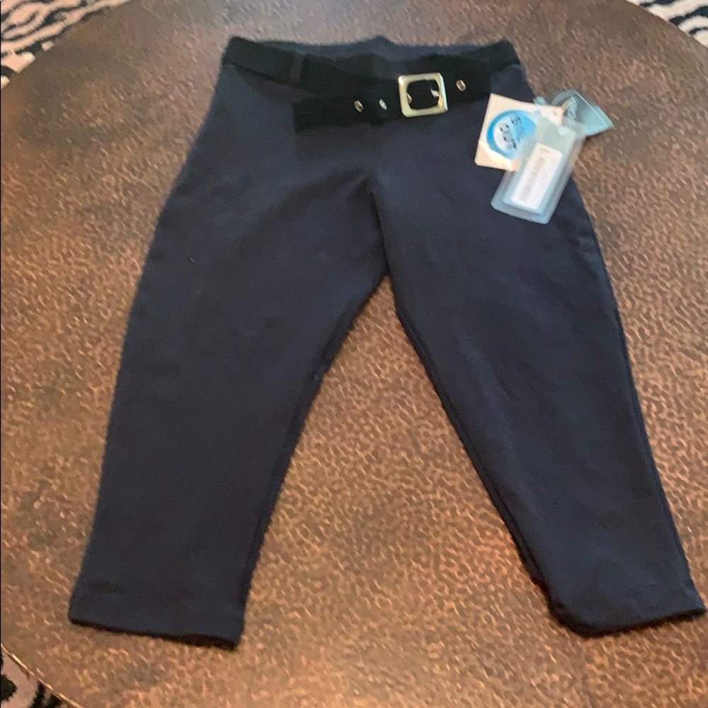 Nina Bucci black belt workout pants new!!!